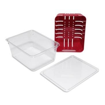 Контейнер для хранения с крышкой, одинарный Dosh Home