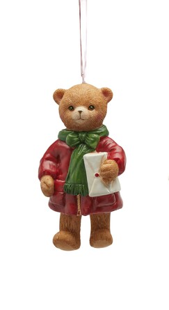 Подвеска Мишка в куртке 10,5 см Enzo De Gasperi