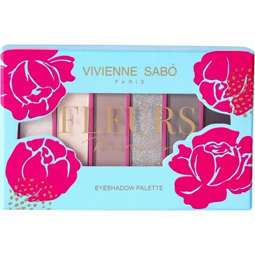 Палетка теней для век Eyeshadow Palette Palette d'ombres a paupieres Fleurs naturelles 04, 5 г Vivienne Sabo