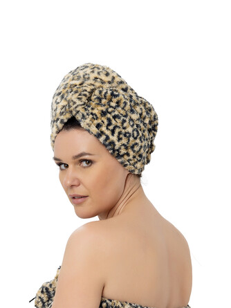 Тюрбан - повязка для сушки волос 25x65 см DeNastia