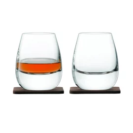 Набор стаканов с деревянными подставками Islay Whisky (2 шт. по 250 мл) LSA International