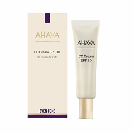 Крем cc для коррекции тона лица spf30, 30 мл  Ahava