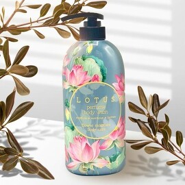 Гель для душа парфюмированный Лотос Lotus Perfume Body Wash, 750 мл Jigott