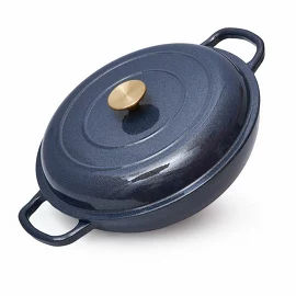 Жаровня Le Mans Blue 30x6 см, 3,3 л (эмалированный чугун) Fissman