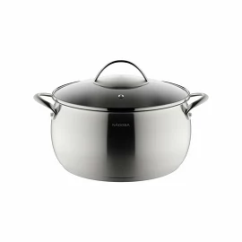 Кастрюля со стеклянной крышкой, 24 см, 5 л, Nadoba