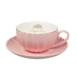 Пара чайная Royal Rose pink 200 мл Isabelle Rose Home
