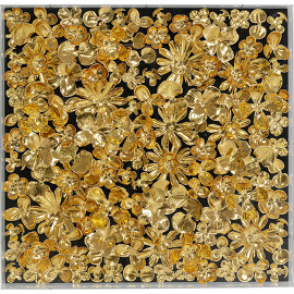 Панно настенное Gold Flower, 60x60 см Kare