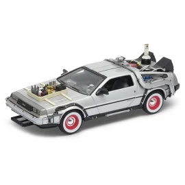 Машинка металлическая Назад в будущее 3, 1:24 серия Мув  Welly