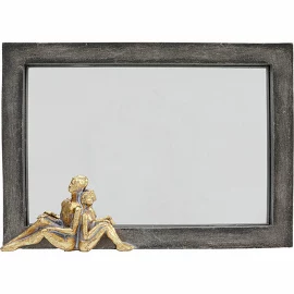 Зеркало настольное Sitting Couple, 18x13 см Kare