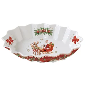 Блюдо овальное Christmas Heritage, 25х17 см Easy Life