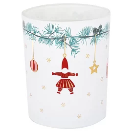 Подсвечник Juana white medium 12 см Greengate
