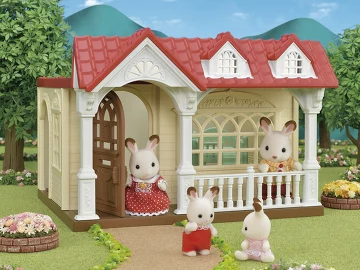Набор игровой. Домик малиновый с кроваткой-горкой Sylvanian Families