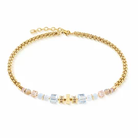 Колье Cube Nexus gold-pastel Coeur de Lion
