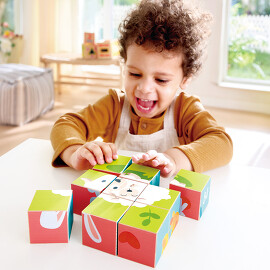 Набор игровой Кубики Фермерские друзья (9 шт.), Hape