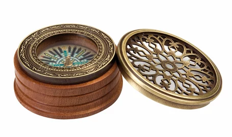Компас морской Nautical Compass Lace (6,3х2,8 см) Hemisferium