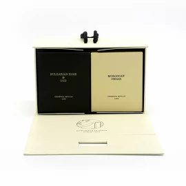 Набор свечей подарочный IV Bulgarian Rose & Oud, Moroccan Cedar (2 шт. по 230 г) Cereria Molla 1899