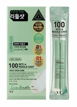 Сыворотка для лица для лица с микроиглами и ретинолом, 10 шт. по 2 мл  VT Cosmetics