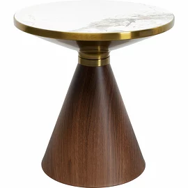 Стол кофейный Cono Marble, Ø50 см Kare