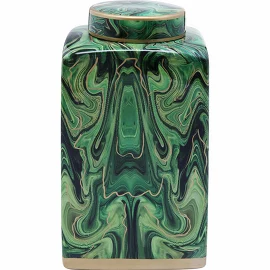 Банка декоративная Malachite, 42 см Kare