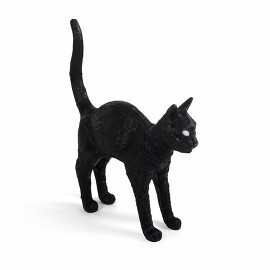 Лампа настольная Jobby The Cat Black 52 см Seletti