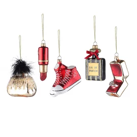 Набор ёлочных украшений (4 шт.) Vogue New Year Essential Tkano