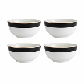 Набор фарфоровых мисок Luxe Deco (4 шт.) 14 см, 500 мл Mikasa
