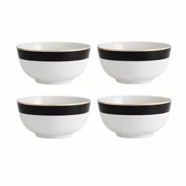 Набор фарфоровых мисок Luxe Deco (4 шт.) 14 см, 500 мл Mikasa