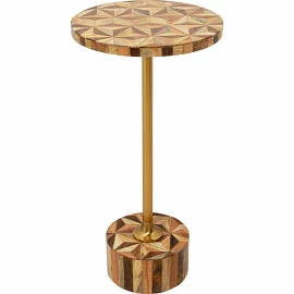Стол приставной Domero Geo Brass, Ø25 см Kare