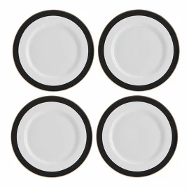Набор фарфоровых тарелок Luxe Deco (4 шт.) 27,5 см Mikasa