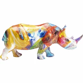 Фигура декоративная Colored Rhino Kare