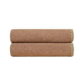 Плед Soft Bamboo Biscotto с тесьмой Coco 160х200 см Frati Home