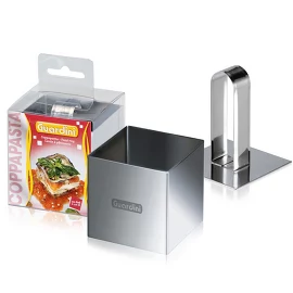 Форма кулинарная Квадрат с прессом 6х6 см Food Ring Guardini