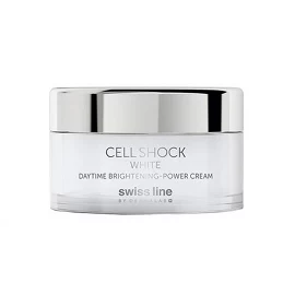 Крем для лица дневной с эффектом сияния, 50 мл Cell Shock White Swiss Line