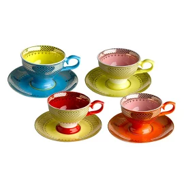Набор чайных пар Espresso set grandma (4 шт. по 90 мл) Pols Potten