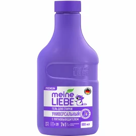 Гель для стирки универсальный с пятновыводителем, концентрат, 800 мл Meine Liebe