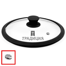 Крышка стеклянная (силикон. обод)  Традиция