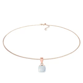 Колье Firenze arctic blue opal Qudo
