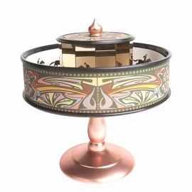 Праксиноскоп в стиле модерн Moderniste Copper Praxinoscope (Ø 20х22 см) Hemisferium
