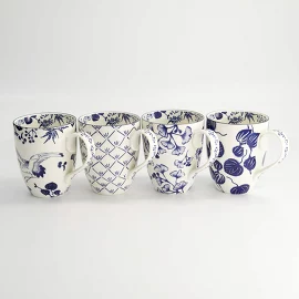 Набор кружек Flora Japonica (4 шт. по 340 мл) Tokyo Design Studio