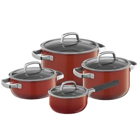 Набор кастрюль (4 пр.) Red Fusiontec Mineral WMF