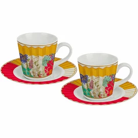 Сет кофейных пар Ventagli, (2 шт.) Baci Milano