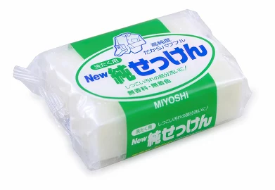 Мыло для стирки (точечного застирывания стойких загрязнений), 190 г Miyoshi