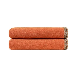 Плед Soft Bamboo Apricot с тесьмой Coco 160х200 см Frati Home