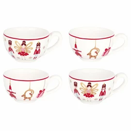 Набор кружек Xmas (4 шт.) Greengate